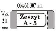 A5 OBAL NA ZOŠIT (50 KS) IKS [ŠKOLA]