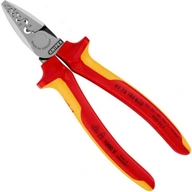 Krimpovacie kliešte Knipex VDE Ferule 180 mm