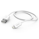 Kábel pre Apple iPhone iPad USB-A - Lightning MFI White 1m HAMA