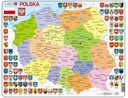 LARSENOVÁ POLITICKÁ MAPA POĽSKA HÁDANKA 12205 POĽSKO