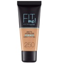 Maybelline Fit Me Mattifying face foundation 250 sun beige 30 ml