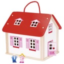 Detské hračky Goki domček pre bábiky v kufríku