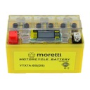 VÝKONNÁ BATÉRIA s LCD!!! 12V 7Ah MORETTI YTX7A-BS