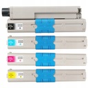 4x TONER PRE TLAČIAREŇ OKI C310/C510 C531DN MC351