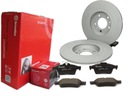 BREMBO ZADNÉ DISKY + DLOŽKY CITROEN C5 III RD TD