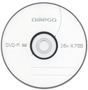 Omega DVD-R disky 4,7 GB 50+ propagačných obálok