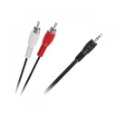 Kábel AUDIO JACK 3,5mm 2 RCA kábel 15m AUX RCA