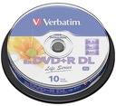 DVD+R DL VERBATIM 8,5GB TLAČITEĽNÉ 10ks Spoľahlivé