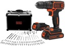 BLACK DECKER SKRUTKOVAČ 18V ​​2 batérie 1,5Ah BDCDC18BAFC