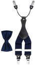 SET NAVY BLUE SET Pánsky motýlik Z27