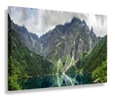 OBRAZ TATRY RYSY MORSKIE OKO MAĽBY PLÁTNO 40x30