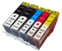 5x ATRAMENTY PRE TLAČIAREŇ HP OFFICEJET 4620 4622 364XL