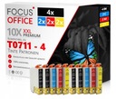 10x ATRAMENT PRE EPSON T0711 DX4050 DX4400 DX4450 XL