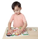 Melissa a Doug Blackboard Puzzle otvorte a zatvorte