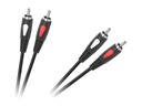 Kábel 2 RCA - 2 RCA 5m Cabletech Eco-Line