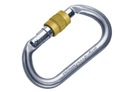 Karabína Singing Rock Oval Steel Connector K4241ZO05, strieborná