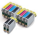 10x ATRAMENT PRE TLAČIAREŇ EPSON SX115 SX215 SX218 T0711