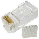 RJ45 8P8C kat.6 UTP zástrčky 100 ks