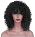 AFRO CURL COSPLAY GLAM ROCK ČIERNA Parochňa