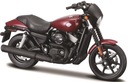 HARLEY DAVIDSON Street 750 2015 1:18 Maisto vínová