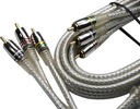 Kábel 3 x RCA Component Audio Video GOLD 10m