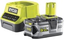 RYOBI Batéria 5,0Ah+ NABÍJAČKA RC18120-150