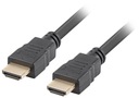 Kábel Lanberg 15m HDMI-HDMI M-M v2.0 Gold, čierny