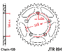 ZADNÉ KOLO ZADNÉ JT KTM SX 65 SX65 HUSQVARNA TC