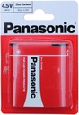 3x PANASONIC BATÉRIA 3R12 3LR12 4,5V PLOCHÁ