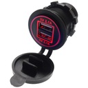 NABÍJAČKA DO AUTO USB 12V-24V 4,2A RING červená LED