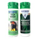 Nikwax sada TECH WASH 300 ml + BASEWASH 300 ml