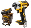 Skrutkovací rázový uťahovák DeWALT DCF887N 205Nm 18V bity