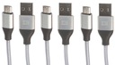 3x micro USB KÁBEL 1,8m SAMSUNG SONY HUAWEI LG