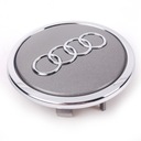 4 uzávery, uzávery, uzávery, AUDI 69 mm 4B0 601 170A SILVER