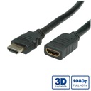 HDMI VYSOKORÝCHLOSTNÝ PREdlžovací kábel M/F, 5M, ČIERNY