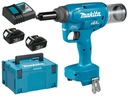 MAKITA DRV250RFJ nitovačka 4,8-6,4mm 18V 2x3,0Ah