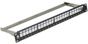 NEKU Patchpanel prázdny RACK 19'' 24p STP keystone