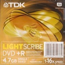 TDK DVD+R LightScribe 5 ks.