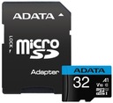 Micro 32GB microSD AData micro A1 V10 karta + adaptér