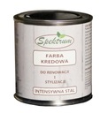 Kriedová farba - intenzívna oceľ - 250ml