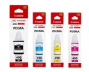 4x Canon GI-490 CMYK Original Pixma G1400 G2400 G3400