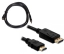 HDMI / DisplayPort kábel AK-AV-05 1,8m