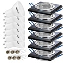 6x GLASS halogénové svietidlo + LED GU10 4,5W