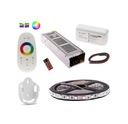 RGB LED set 5m STRIP 5050 REMOTE TOUCH THICK HIT