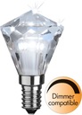 LED žiarovka E14 DIAMOND 3,3W Filament Stmievateľná