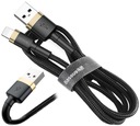 USB kábel Baseus iPhone Lightning opletený 2,4A 1m