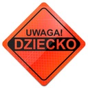 Orange Fluo POZOR DETSKÝ AUTOMAGNET NOVINKA!