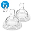 AVENT Classic+ cumlík na fľašu MEDIUM 3m+ 2 ks