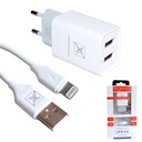 NÁSTENNÁ NABÍJAČKA 2x USB 2.1A MAXXIMUS LIGHTNING