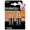 Kapacita batérie Duracell AAA 900 mAh, 4 ks.